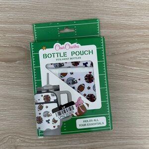 CharCharms NEW Football Bottle Pouch Tailgate School Cheerleading